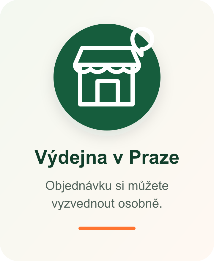 Výdejna v Praze — objednávku si můžete vyzvednout osobně
