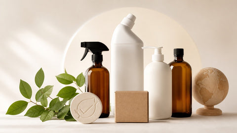 Ekologická drogerie s certifikací EU Ecolabel a recyklovatelným obalem