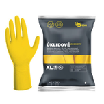 Úklidové latexové rukavice, nepudrované, XL