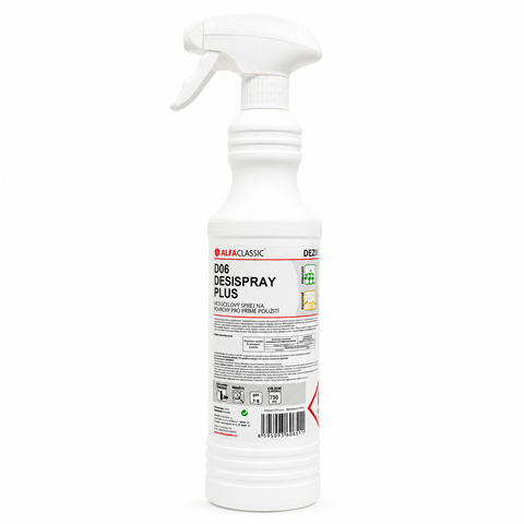 D06 Desispray Plus, Dezinfekční prostředek na plochy, bez chloru