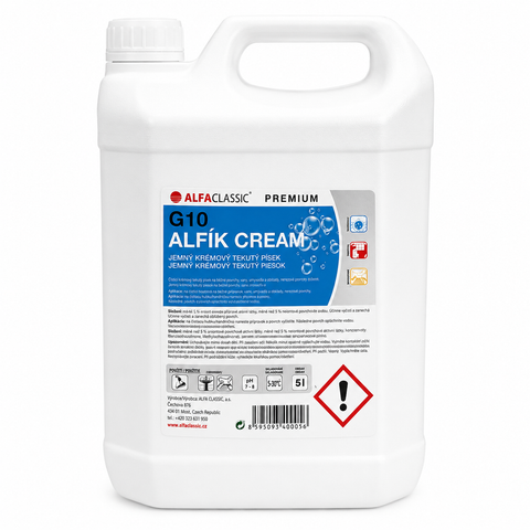 G10 Alfík Cream Premium, Jemný krémový tekutý písek