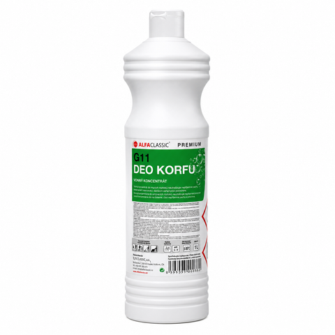 G11 Deo korfu Premium, Vonný koncentrát do mycích a čistících roztoků