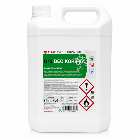 G12 Deo Korsika Premium, Vonný koncentrát do mycích a čistících roztoků