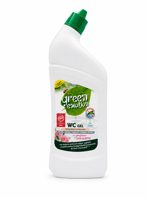WC čistící gel, Eukalyptus na odstraňování vodního kamene