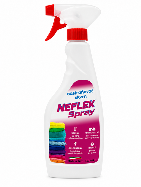 NEFLEK SPRAY, Univerzální odstraňovač skvrn, bez chloru