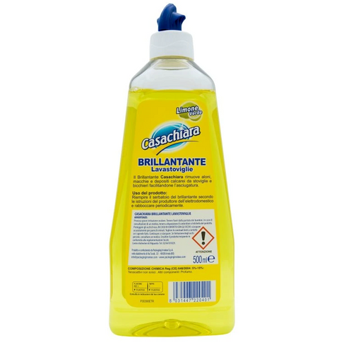CASACHIARA BRILLANTANTE LAVASTOVIGLIE limone verde 500 ml leštidlo do myčky