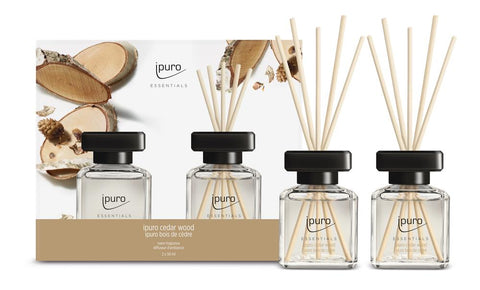 Aroma difuzér, Cedar wood ESSENTIALS, Dárkový set