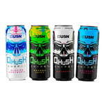 QHUSH Energy Drinks, Silver Glacier