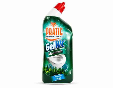 Gelový WC čistič, s horskou vůní borovice