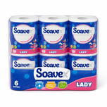 Kuchyňské role, 2 vrstvy 100% celuoza, 6 rolí BOBINETTA SOAVEX LADY