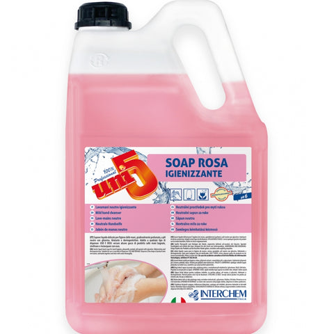 UNI5 SOAP ROSA - Jemné tekuté mýdlo s květinovou vůní, 5 kg