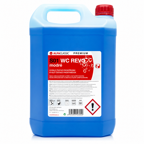 S01 WC REVO Premium, silný gelový WC čistič
